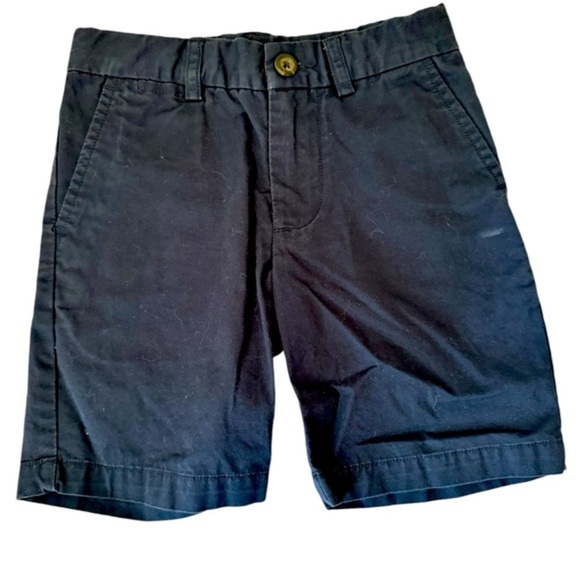 Ralph Lauren Polo Boys Shorts Navy Button Waist Size 4/4t - Picture 1 of 5